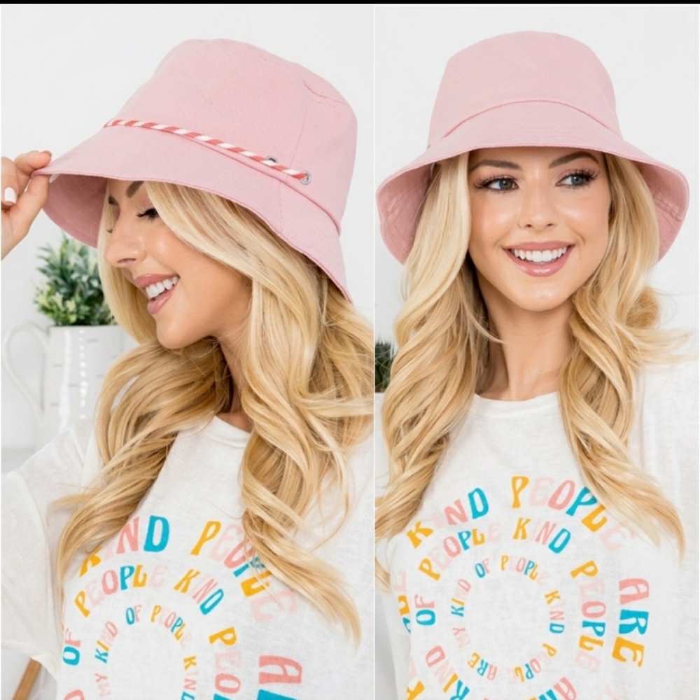 Beautiful Mauve Pink Bucket Hats